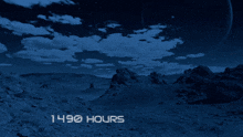 a dark blue background with the words 1801 hours