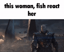 Fish React Thanos GIF - Fish React Thanos Discord GIFs