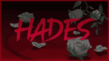 hades is written in red on a black background