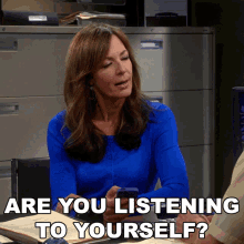 Are You Listening To Yourself Allison Janney GIF - Are You Listening To Yourself Allison Janney Bonnie GIFs