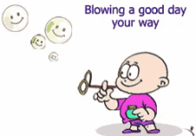 Blowing A Good Day Your Way GIF - Blowing A Good Day Your Way GIFs