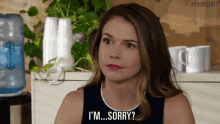 I'M Sorry? GIF - Sutton Foster Liza Miller Sorry GIFs