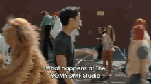 The Yomyomf Network'S Launch Video GIF - Yomyomf Ryan Higa Kev Jumba GIFs