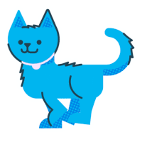 Cat Walking Sticker - Cat Walking Stickers