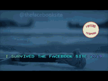 The Facebook Site I Survived GIF - The Facebook Site I Survived Facebucks GIFs