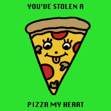 Pizza My Heart Stolen GIF - Pizza My Heart Stolen Piece Of My Heart GIFs