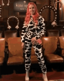 Cow Girl Cow Print GIF - Cow Girl Cow Print Excited GIFs