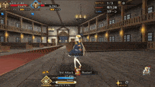 a screenshot of a video game shows a character named buster being attacked by a monster