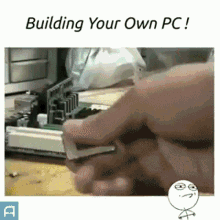 building your own pc pc building silly funny