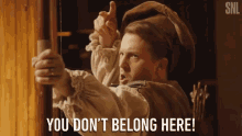 You Dont Belong Here Bow GIF - You Dont Belong Here Bow Serious Face GIFs