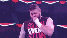 kevin owens wwe disgusted facepalm