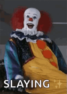 pennywise clown scary halloween slaying