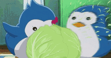 Anime Penguin GIF - Anime Penguin Vegetables GIFs