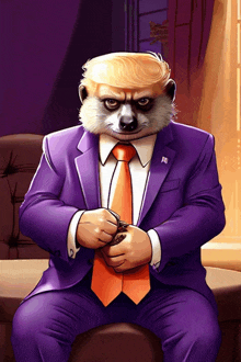 Meerk Meerkat GIF - Meerk Meerkat Trump GIFs