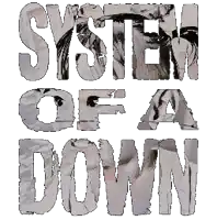 the word system of a down is written in a marbled font