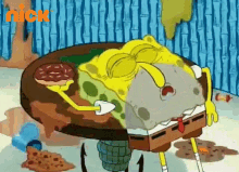 Sleeping Spongebob GIF