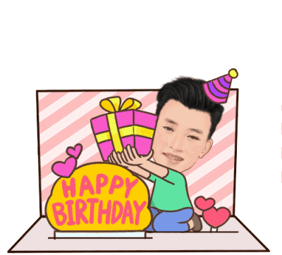 Hoang Dinh Happy Birthday Sticker - Hoang Dinh Happy Birthday Hpbd Stickers
