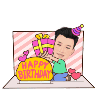 Hoang Dinh Happy Birthday Sticker - Hoang Dinh Happy Birthday Hpbd Stickers