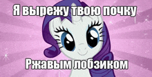 a cartoon pony with a purple mane and tail is standing on a pink background with a caption in russian .