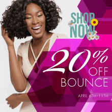 Bounce Collection Hair Extensions GIF