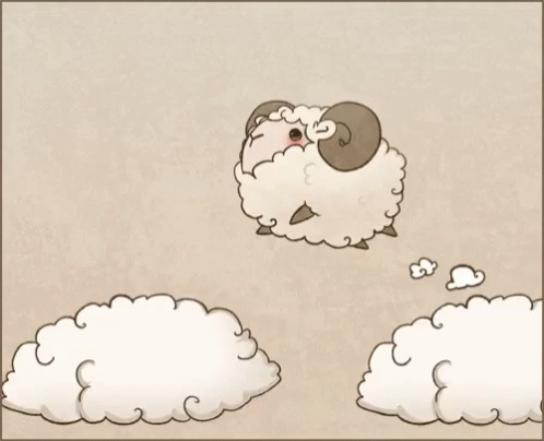 Painting Anime Cumulus Cloud