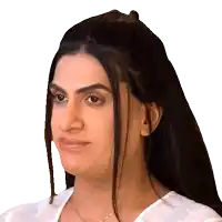 a close up of a woman 's face with her eyes closed