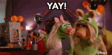 Yay Miss Piggy GIF - Yay Miss Piggy Kermit The Frog GIFs