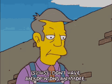 Principal Skinner I Dont Have Any Opinions GIF
