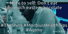 Morbius Morbiushealthtips GIF - Morbius Morbiushealthtips Agony GIFs