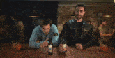 Best Friends Down A Beer GIF - Best Friends Down A Beer Impressed GIFs