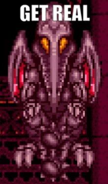 Get Real Ridley GIF - Get Real Ridley Metroid GIFs