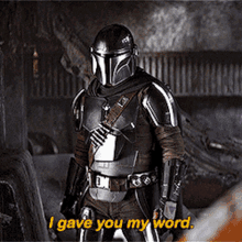 The Mandalorian I Gave You My Word GIF - The Mandalorian I Gave You My Word I Promised GIFs