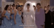 On My Wedding Day I Want To Look Like A Snow Beast GIF - My Big Fat Greek Wedding Wedding Snow Beast GIFs