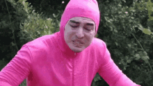 Pink Guy Nope GIF - Pink Guy Nope No GIFs