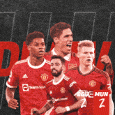 A.F.C. Bournemouth (2) Vs. Manchester United F.C. (2) Post Game GIF - Soccer Epl English Premier League GIFs