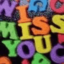 Miss You Glowing GIF - Miss You Glowing Letters GIFs