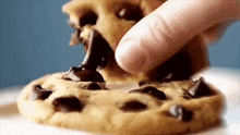 Gooey-baked-treats Yummy-gooey-biscuits GIF - Gooey-baked-treats Yummy-gooey-biscuits Soy-free-chocolate-chipits GIFs