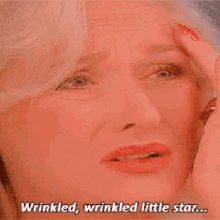 Wrinkles Meryl Streep GIF - Wrinkles Meryl Streep Wrinkled Wrinkled Little Star GIFs
