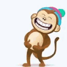 monkey happy laugh capricorn january