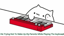 bongo cat keyboard trying not to wake up my parents by catmaster catmaster