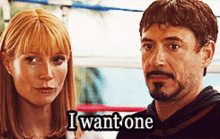 I Want One Tony Stark GIF - I Want One Tony Stark Pepper Potts GIFs