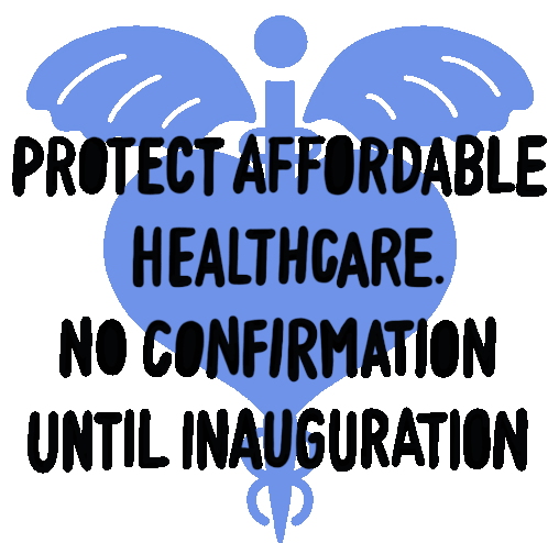 Protect Affordable Healthcare Sticker - Protect Affordable Healthcare Hold Up Stickers
