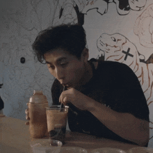 Drinking Vincent GIF - Drinking Vincent Cross My Mind GIFs