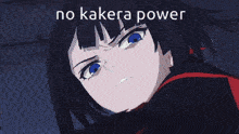a picture of a person with the words no kakera power above them