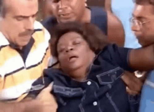woman fainting meme