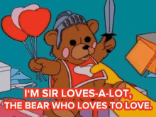 Valentines Day Sir Lovesalot GIF - Valentines Day Sir Lovesalot Teddy Bear GIFs