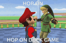 Duckgame Mario GIF - Duckgame Mario Link GIFs