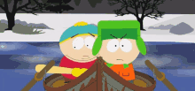 Cartman Kyle GIF - Cartman Kyle Boat GIFs
