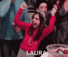 Feliz Cumpleaños Laura GIF - Feliz Cumpleaños Laura Hyped Up GIFs