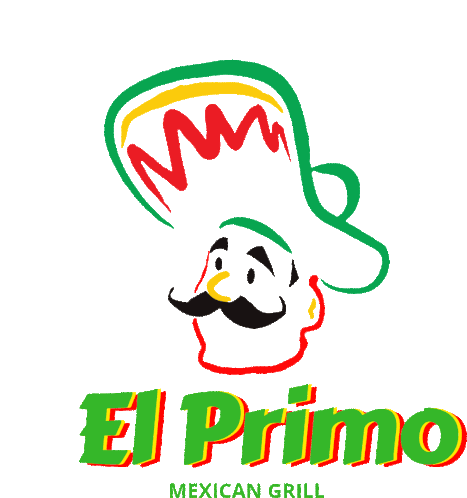 El Primo Food Truck Sticker - El Primo Food Truck Mexican Grill Stickers